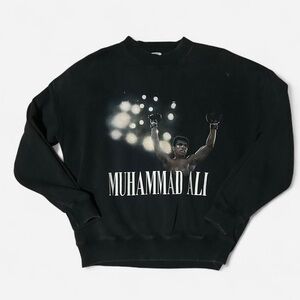 Abercrombie & Fitch Black Muhammad Ali Crewneck Sweater